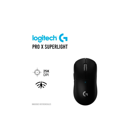 MOUSE GAMER LOGITECH PRO X SUPERLIGHT (910-005879) WIRELESS| HERO 25K| BLACK